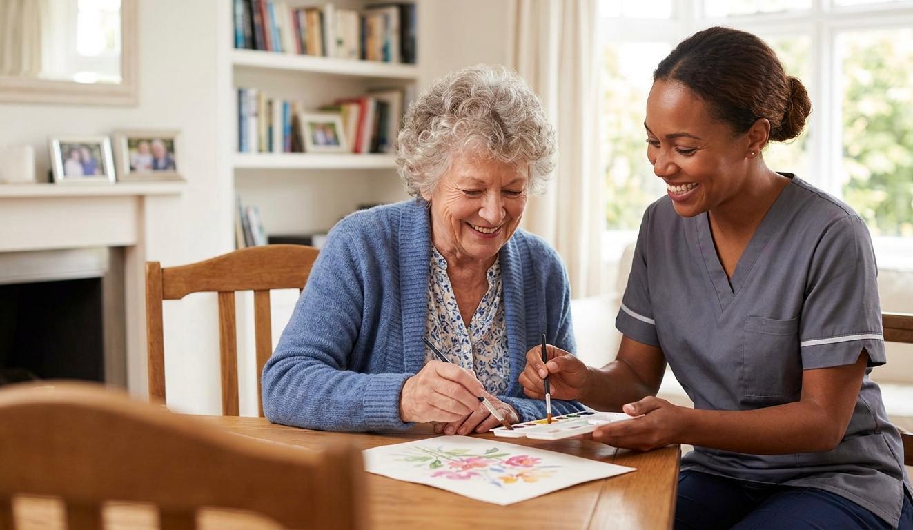 Residents in a care home environment